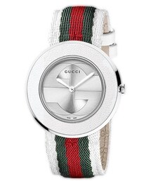 GUCCI | Gucci 'U-Play' Round Fabric Strap Watch, 33mm (Regular Retail Price: $690.00)(アナログ腕時計)