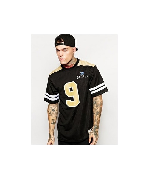 Majestic Mesh Polyester Jersey Shirt New Orleans Saints