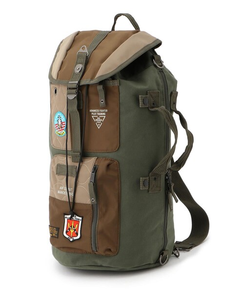 AVIREX(アヴィレックス)の「トムキャット3 3ウェイ ボンサック/TOMCAT3 3WAY BONSACK(バッグ・メンズ・OLIVE・F)」の2枚目の写真