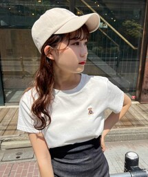 one after another NICE CLAUP | くま刺しゅうTee(Tシャツ/カットソー)