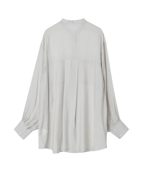 Green　Parks（グリーンパークス）の「・ELENCARE DUE シアーロングスリーブシャツ（トップス・グレー/ブラック/ピンク/グリーン・F）」の12枚目の写真