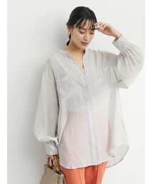 Green　Parks | ・ELENCARE DUE シアーロングスリーブシャツ(トップス)