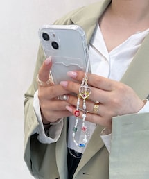【fecle】チャーム付スマホケース(13)