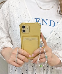 【fecle】チャーム付スマホケース(12)