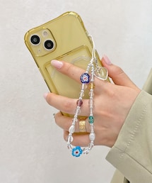 【fecle】チャーム付スマホケース(13)