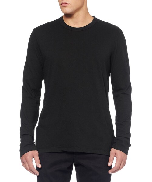 JAMES PERSE(ジェームスパース)の「James Perse Long-Sleeved Cotton-Jersey T-Shirt(Tシャツ/カットソー・メンズ・Black/BLUE/WHITE・5/1/2/3/4)」の4枚目の写真