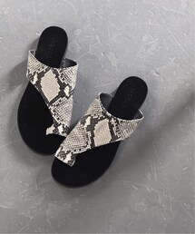 Spick & Span（スピックアンドスパン）の「LORENA NMD Python Print SANDAL（シューズ）」