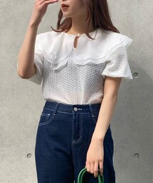 Voyage titty&Co.PETIT | 【Voyage titty&Co.】シアーダブルカラートップス(トップス)