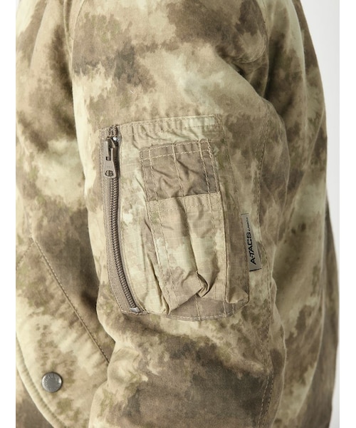 リンAVIREX 迷彩　A-TACS CAMOUFLAGE MA-1 AVIREX（アヴィレックス）の「avirex/アヴィレックス/メンズ/A-TACS