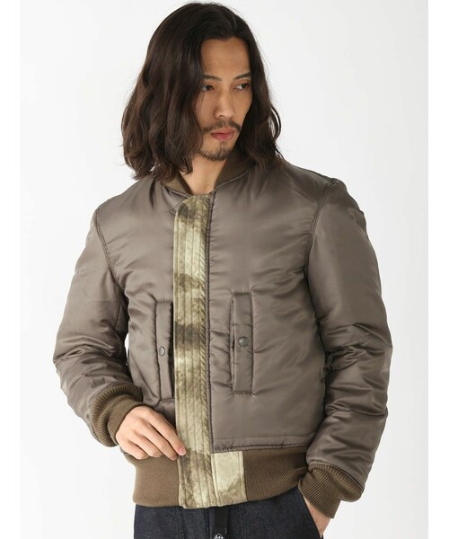 リンAVIREX 迷彩　A-TACS CAMOUFLAGE MA-1 AVIREX（アヴィレックス）の「avirex/アヴィレックス/メンズ/A-TACS