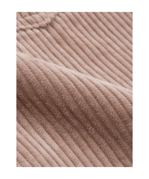 w closet(ダブルクローゼット)の「コーデュロイ前開きジャンスカ(その他・レディース・アイボリー/ライトグレー/ブラック・FREE)」の10枚目の写真