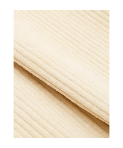 w closet（ダブルクローゼット）の「コーデュロイワイドタックパンツ（パンツ・レディース・アイボリー/ライトグレー/ブラック・FREE）」の9枚目の写真