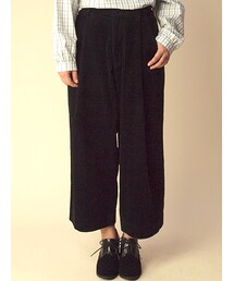 w closet | コーデュロイワイドタックパンツ(パンツ)