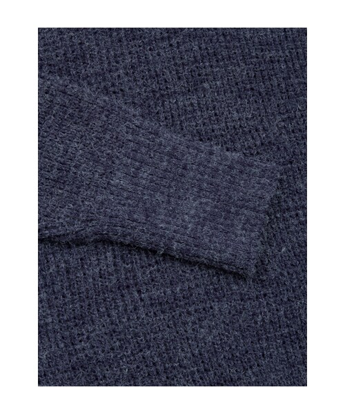 w closet（ダブルクローゼット）の「畦タック編みＶネックニットプルオーバー（トップス・レディース・アイボリー/ピンクベージュ/ネイビー・FREE）」の8枚目の写真