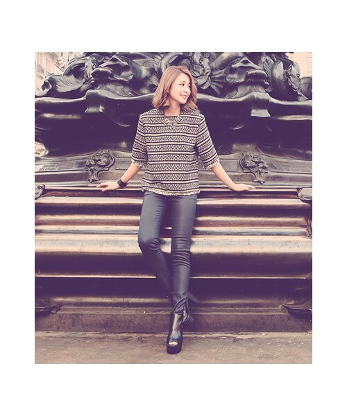 gracegift(グレースギフト)の「魚口拉鍊厚底踝靴(シューズ・レディース・灰褐/黑・35/36/37/38/39/40/41)」の18枚目の写真