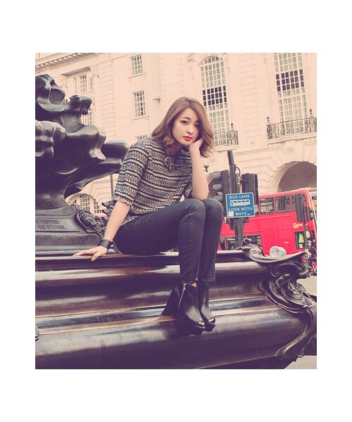 gracegift(グレースギフト)の「魚口拉鍊厚底踝靴(シューズ・レディース・灰褐/黑・35/36/37/38/39/40/41)」の21枚目の写真