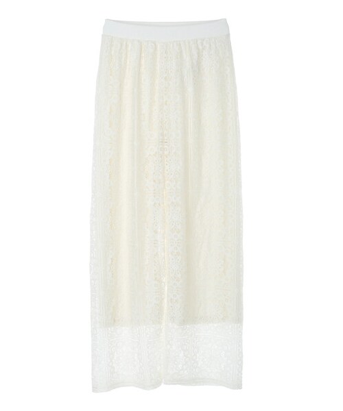 Green　Parks（グリーンパークス）の「格子柄レースパンツ（パンツ・ブラック/グリーン/エクリュ・F）」の12枚目の写真