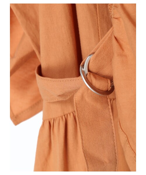 Green　Parks（グリーンパークス）の「・SUGARSPOON SET2点ベスト×キャミワンピ（ワンピース/ドレス・オレンジ/ネイビー・F）」の22枚目の写真