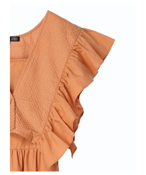 Green　Parks（グリーンパークス）の「・SUGARSPOON SET2点ベスト×キャミワンピ（ワンピース/ドレス・オレンジ/ネイビー・F）」の19枚目の写真