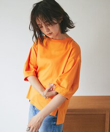 RIVE DROITE（リヴドロワ）の「予約【コットン100%さらっとした素材感】ランタンスリーブカットソー（Tシャツ/カットソー）」