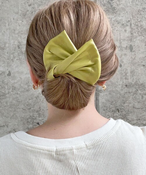 Lattice(Lattice)の「エコレザーデフトバン(その他ヘアアクセサリー・レディース・ブラック/ブラウン/イエロー/グリーン/ホワイト/グレー/ピンク/アイボリー・0)」の3枚目の写真