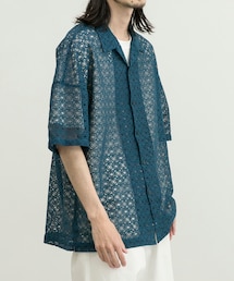 URBAN RESEARCH iD 蕾絲開領襯衫