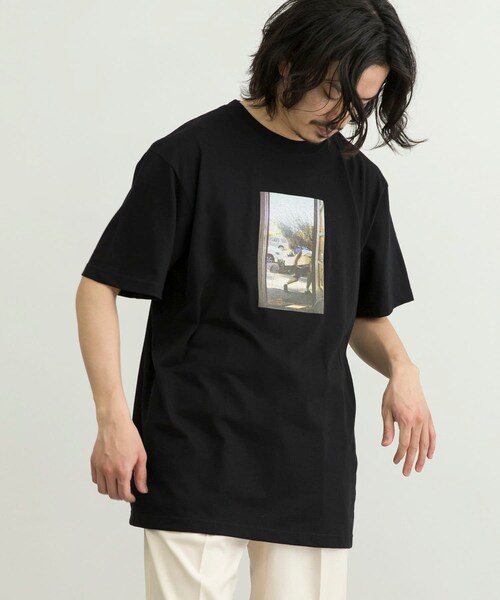 URBAN RESEARCH ID(アーバンリサーチ アイディー)の「URBAN RESEARCH iD SHOP FRONT T恤(トップス・メンズ・白色/黑色/淡藍色・M/L/XL)」の7枚目の写真