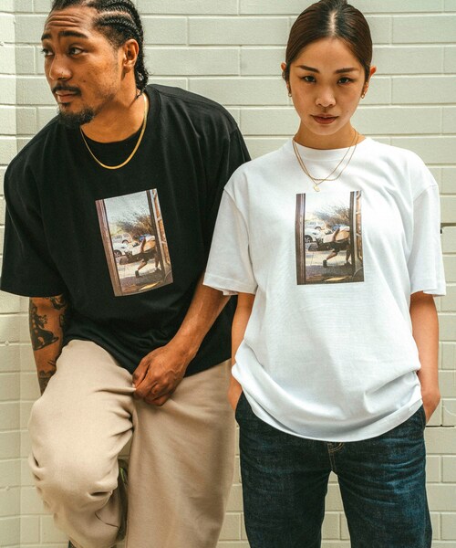 URBAN RESEARCH ID(アーバンリサーチ アイディー)の「URBAN RESEARCH iD SHOP FRONT T恤(トップス・メンズ・白色/黑色/淡藍色・M/L/XL)」の20枚目の写真