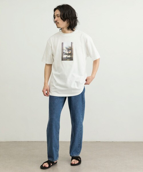 URBAN RESEARCH ID(アーバンリサーチ アイディー)の「URBAN RESEARCH iD SHOP FRONT T恤(トップス・メンズ・白色/黑色/淡藍色・M/L/XL)」の14枚目の写真