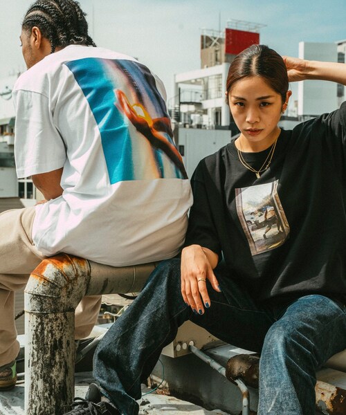 URBAN RESEARCH ID(アーバンリサーチ アイディー)の「URBAN RESEARCH iD SHOP FRONT T恤(トップス・メンズ・白色/黑色/淡藍色・M/L/XL)」の21枚目の写真