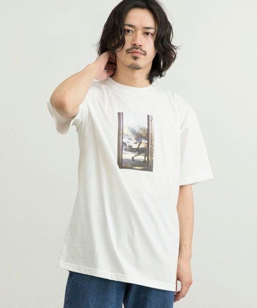 URBAN RESEARCH ID(アーバンリサーチ アイディー)の「URBAN RESEARCH iD SHOP FRONT T恤(トップス・メンズ・白色/黑色/淡藍色・M/L/XL)」の13枚目の写真