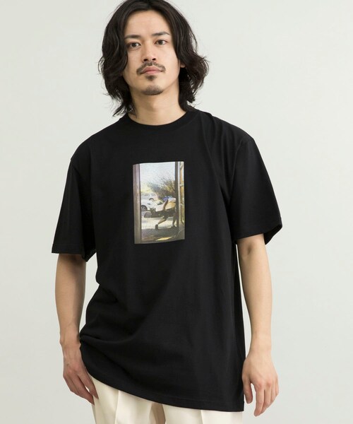 URBAN RESEARCH ID(アーバンリサーチ アイディー)の「URBAN RESEARCH iD SHOP FRONT T恤(トップス・メンズ・白色/黑色/淡藍色・M/L/XL)」の6枚目の写真