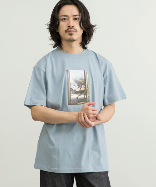 URBAN RESEARCH ID(アーバンリサーチ アイディー)の「URBAN RESEARCH iD SHOP FRONT T恤(トップス・メンズ・白色/黑色/淡藍色・M/L/XL)」の17枚目の写真