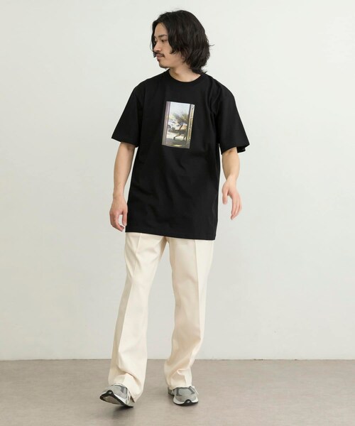 URBAN RESEARCH ID(アーバンリサーチ アイディー)の「URBAN RESEARCH iD SHOP FRONT T恤(トップス・メンズ・白色/黑色/淡藍色・M/L/XL)」の9枚目の写真