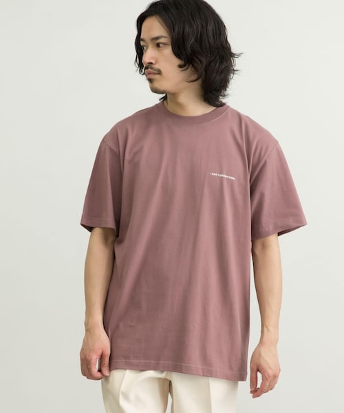 URBAN RESEARCH ID(アーバンリサーチ アイディー)の「URBAN RESEARCH iD PICTURE TODAY T恤(トップス・メンズ・白色/黑色/淡酒紅色・M/L/XL)」の18枚目の写真