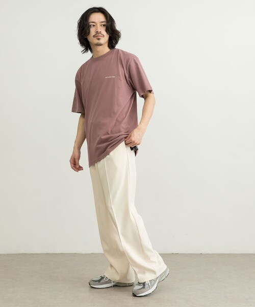 URBAN RESEARCH ID(アーバンリサーチ アイディー)の「URBAN RESEARCH iD PICTURE TODAY T恤(トップス・メンズ・白色/黑色/淡酒紅色・M/L/XL)」の22枚目の写真