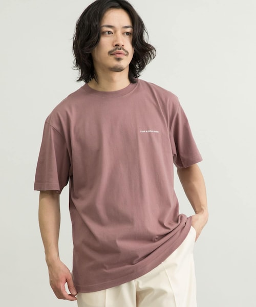URBAN RESEARCH ID(アーバンリサーチ アイディー)の「URBAN RESEARCH iD PICTURE TODAY T恤(トップス・メンズ・白色/黑色/淡酒紅色・M/L/XL)」の19枚目の写真