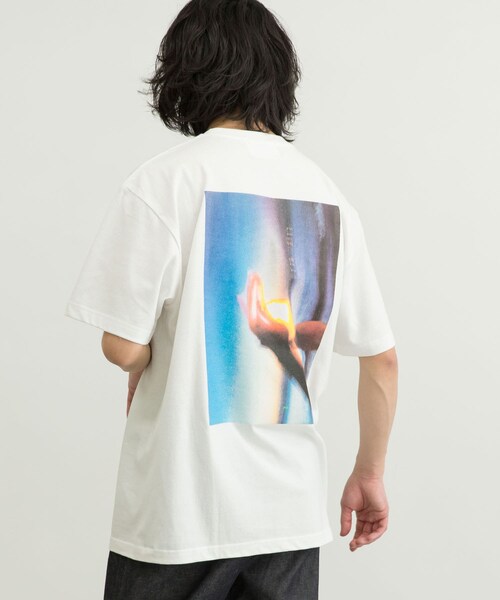 URBAN RESEARCH ID(アーバンリサーチ アイディー)の「URBAN RESEARCH iD PICTURE TODAY T恤(トップス・メンズ・白色/黑色/淡酒紅色・M/L/XL)」の6枚目の写真