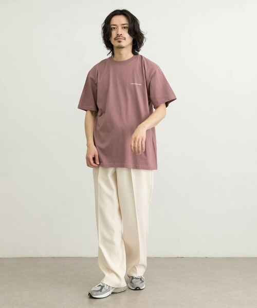 URBAN RESEARCH ID(アーバンリサーチ アイディー)の「URBAN RESEARCH iD PICTURE TODAY T恤(トップス・メンズ・白色/黑色/淡酒紅色・M/L/XL)」の21枚目の写真