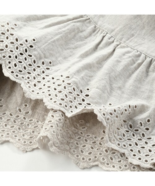 45R（フォーティファイブアール）の「インドリネンのカットワーク