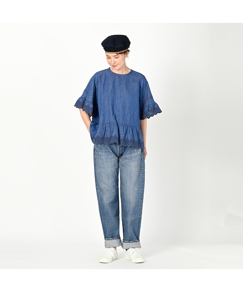 45R（フォーティファイブアール）の「インドリネンのカットワーク