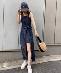 one after another NICE CLAUP（ワンアフターアナザーナイスクラップ）の「ステッチジャンスカ（ワンピース）」