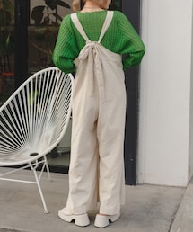 Kastane | ツイルBACKリボンサロペット(サロペット/オーバーオール)