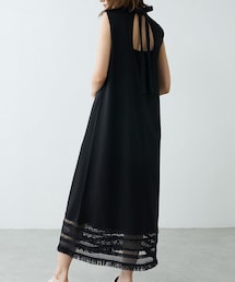 Lui's | フリンジレース切替カットワンピース(ワンピース)