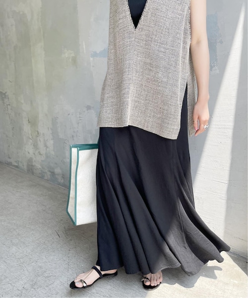 Spick&Span 新品　ドライジャージーフレアスカート　定価16500円 Spick & Span（スピックアンドスパン）の「ドライジャージー