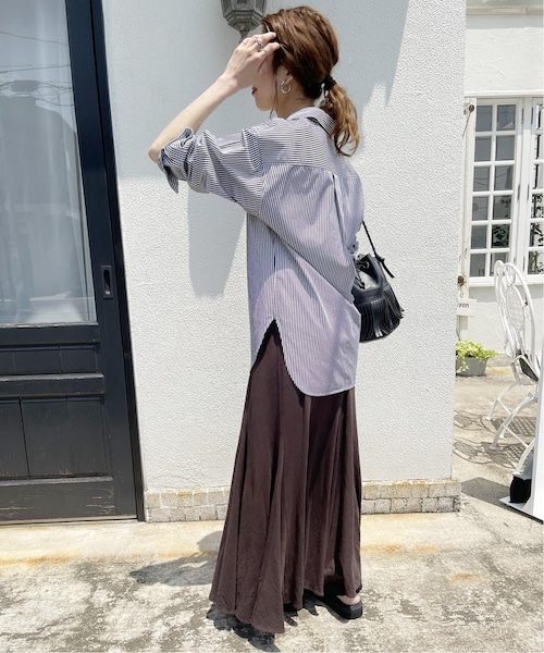 Spick&Span 新品　ドライジャージーフレアスカート　定価16500円 Spick & Span（スピックアンドスパン）の「ドライジャージー