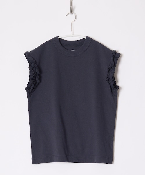 SUPER FINE DRY RUFFLE TANK TOP