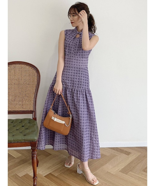 dazzlin（ダズリン）の「フロントオープンチドリワンピース