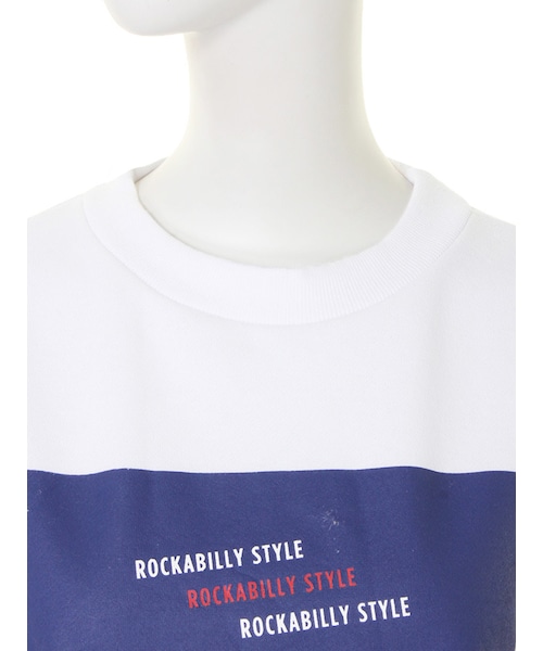 EMODA（エモダ）の「PANEL ARTトレーナー（トップス・レディース・ホワイト/ブラック・F）」の6枚目の写真