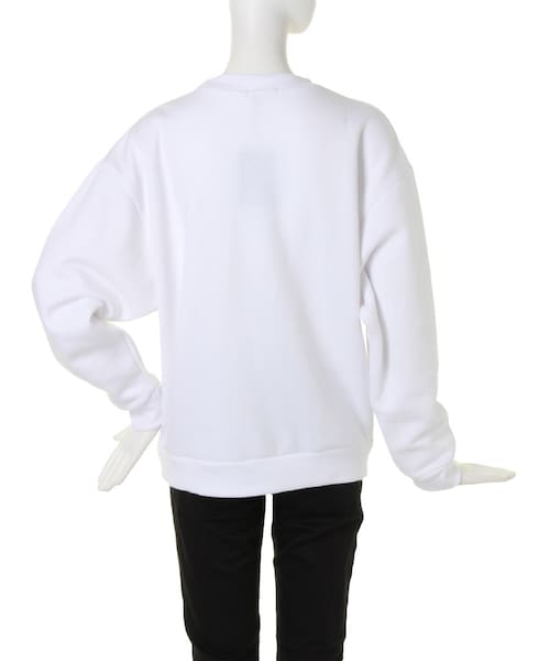 EMODA（エモダ）の「PANEL ARTトレーナー（トップス・レディース・ホワイト/ブラック・F）」の5枚目の写真